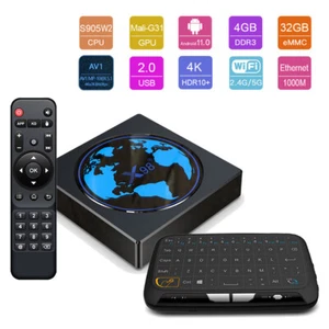 X98 Mini 4GB/32GB Bluetooth 4K HDR Amlogic Android 11 Dual WiFi 5G+1000M TV Box - Picture 1 of 14