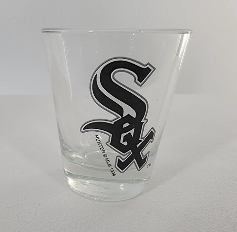 Vintage Shot Glass - Chicago White Sox MLB ~ Hunter 1998 Cover