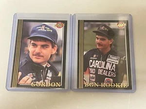 Jeff Gordon 1992 Maxx Black #50 & #39 NASCAR Rookie Card (2-Card Lot) ROOKIE - Picture 1 of 3