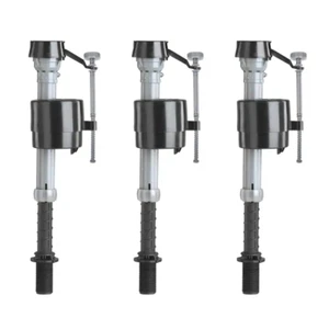 NEW Universal Toilet Fill & Dual Flush Valve Adjustable Height 3-PACK EZ Install - Picture 1 of 4