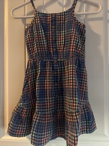 NEW NWT girls Size 6/6x Pretty Plaid Summer Dress - Picture 1 of 1