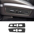 Carbon fiber Interior Seat Control Trim Cover For Lincoln Navigator 2007-2014