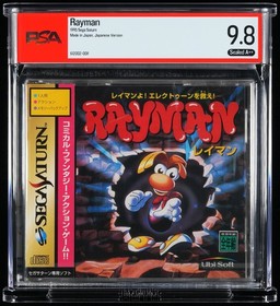 [ SAT ] RAYMAN - PSA 9.8 A++ SEALED - 2D Platformer - Sega Saturn JAPAN - Rookie