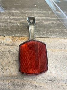 Seat Reflector With Mounting Bracket Off A Schwinn Continental -1973? Small Chip - Picture 1 of 12