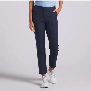 New Puma Women's Costa Trouser Golf Pants Navy Classic Fit Midrise XXS NWT - Picture 1 of 10