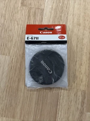 W@W L@@K NEW UNUSED Orig Package Canon E-67 II 67mm Lens Cap - Image 1 of 2