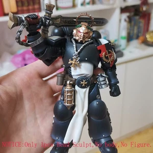 Delicate 1/18 Scale Soldier Man Head Sculpt Fit 3.75"Joytoy Warhammer 40K Figure - Picture 1 of 2