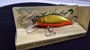 Megabass Great Hunting GH51 HUMPBACK 51mm 5.1g Fast Sinking Trout fishing lure - Picture 1 of 2