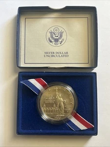 1986-S Statue of Liberty Proof Half Dollar US Mint Coin 50C OGP Box & COA - Picture 1 of 3