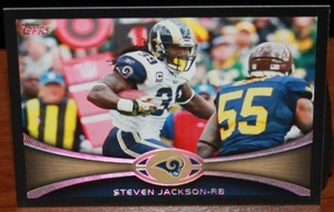 2012 TOPPS FOOTBALL BLACK 143 STEVEN JACKSON ST LOUIS RAMS #d /57 TRADING CARD - Picture 1 of 1