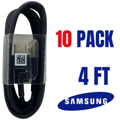 1/10 倍 批量 C 型充电器 电缆 USB C 快速充电线 适用于三星 Android — 第 1/4 张图片