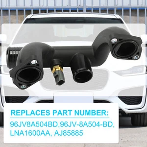 Thermostat Housing Water Outlet Pipe + Sensor for Jaguar XK8 XJ8 4.0L 1997-2003 - Picture 1 of 19