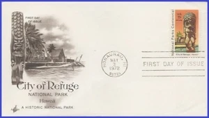 USA4 #C84 U/A ARTCRAFT FDC   Kii Statue & Template - Picture 1 of 1