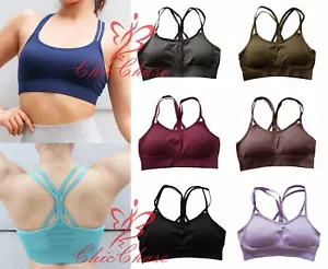 UK Women's Energy Seamless Sports Bra Gym Top Yoga Fitness Training Activewear - Picture 1 of 18