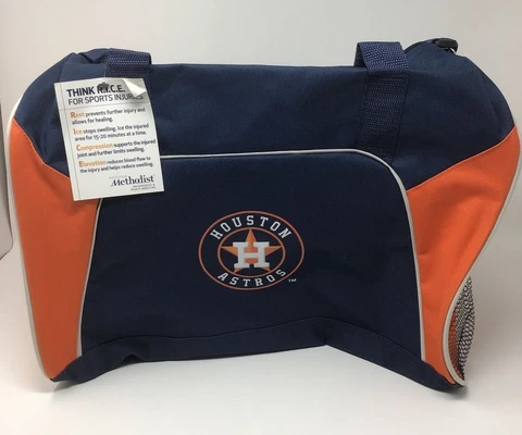 Houston Astros Duffel Tote Beach gym Bag SGA Promo Navy Straps Orange New Cover