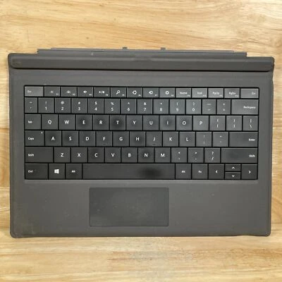 Microsoft Surface Pro 3 1644 Black English QWERTY Standard Keyboard Cover/Folio - Изображение 1 из 3