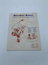 1975 Hershey Bears v Nova Scotia Voyageurs AHL Hockey Program 10/11