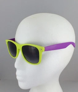 Yellow Purple 2 tone frame risky business classic style sunglasses - Picture 1 of 10