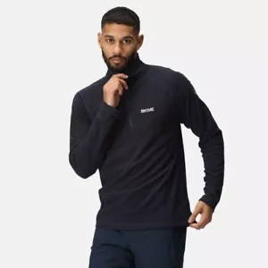 Regatta Mens Montes Lightweight Half Zip Fleece - Navy / 2XL - Picture 1 of 5