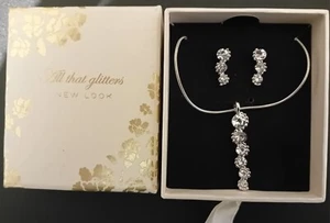 2000s New Look Necklace And Earring Set - Picture 1 of 1