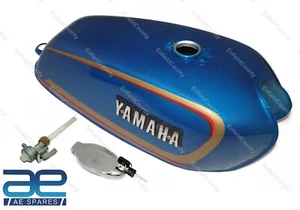 Tanque de gasolina azul con tapa y grifo EC para Yamaha Rx100 Rx 100 Rx125 - Imagen 1 de 12