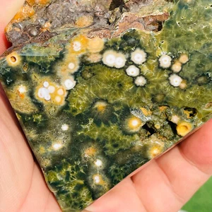 453g raro cristallo di diaspro oceano orbicolare naturale guarigione grezza - Foto 1 di 10
