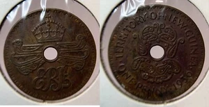 NEW GUINEA 1936 1 PENNY - Picture 1 of 1