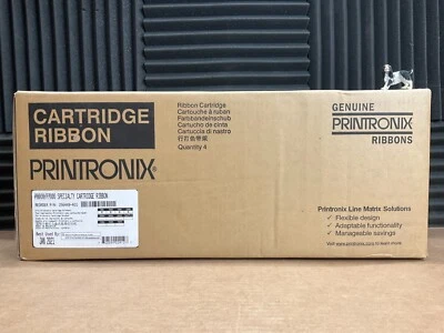 Printronix Tally Genicom Ribbon Cartridge P8000 4 pack 256449-401 ✅❤️️✅❤️ NEW - Image 1 of 4