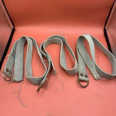 British Army 37 Pattern Webbing Straps - 4 in group lot - Ideal for repairs - Image 1 of 4