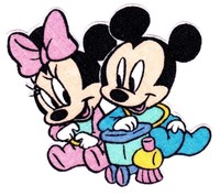mickey mouse Disney fabric applique iron on 5 poses run 2.5 inch mickey mouse Disney fabric applique iron on 5 poses run 2.5 inch