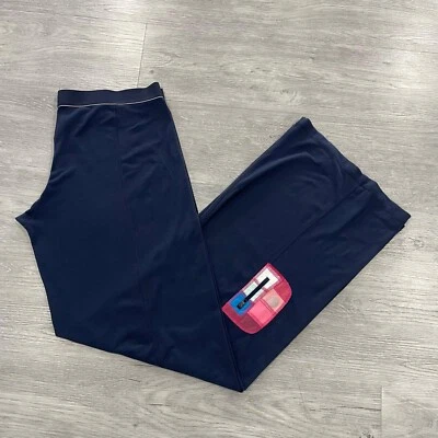 Lululemon Athletica Wide Leg Leggings Pants Women’s 14 ? Yoga Train Gym Run Blue - Image 1 of 4