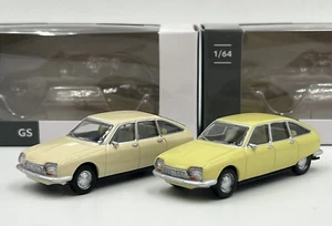 Lote de 2 Citroën GS 1/64 Norev Nuevo Caja Original - Imagen 1 de 6