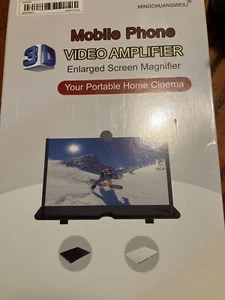 Mobile Phone, 3D Video Amplifier, 14" Enlarged Screen Magnifier, Home Cinema - Picture 1 of 2
