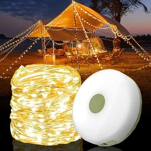 Waterproof Camping String Lights Lantern Camping Garden Outdoor Portable Torch - Picture 1 of 15