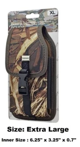 XL Vertical Leaf Camouflage robuste Nylontasche mit Metall Gürtelclip + extra Clip - Bild 1 von 2