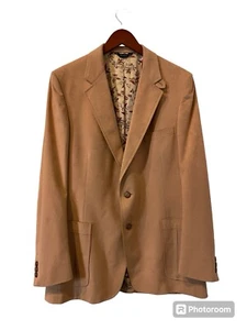 Hardy Amies Baron Jacket Sports Coat Blazer Camel 43 - Picture 1 of 15