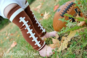 Football Baby Toddler Leg Warmers, Free Shipping - Picture 1 of 8