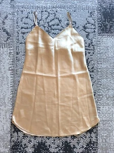 damen gold seide unterwäsche set geschenkidee jung sexy mädchen frauen xs modern elegant - Bild 1 von 5