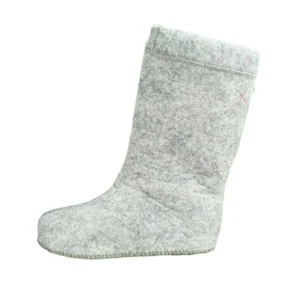 LL Bean Kids Gray Wool Warm Replacement Boot Liner Inserts Size 2 - Picture 1 of 9