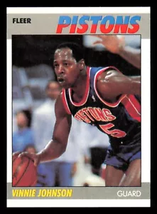 1987 Fleer Set-break #58 Vinnie Johnson EX-MT/NM See pics (CombineShip) - Picture 1 of 4
