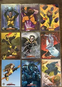 2007 Marvel Masterpieces (SkyBox) Complete Set of 9 X-MEN Cards (X1-X9) - Picture 1 of 1