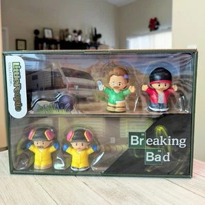 Little People Collector Fisher Price Mattel Breaking Bad 4 Pk Heisenberg Pinkman - Picture 1 of 11