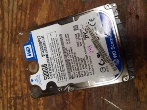 Western Digital Laptop Hard Drive 2.5" SATA WD5000BPVT-22HXZT3 500GB Disk - Picture 1 of 1