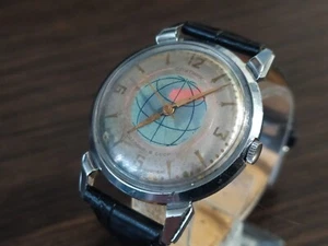 Sputnik Kirovskie Krab watch Poljot vintage USSR Soviet mechanical1950s - Picture 1 of 24