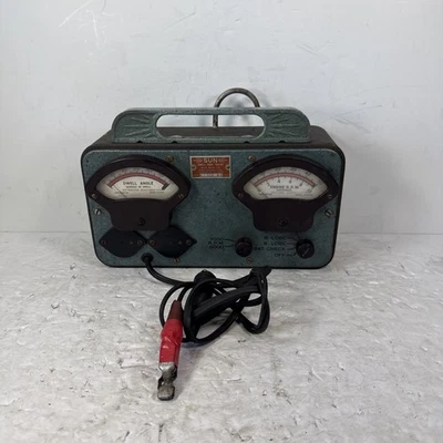 Probador de tacómetro de podar modelo G1494 vintage años 50 SUN 6-12 V EE. UU. Foto 1 de 4