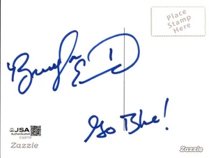 Braylon Edwards Signed Inscribed Ann Arbor Postcard Michigan Wolverines JSA COA - Picture 1 of 2