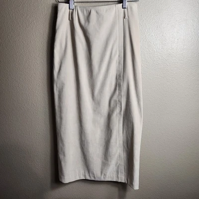 Liz Claiborne Liz Sport De Colección Para Mujer |8| Falda Lápiz Midi Caqui Tostado Foto 1 de 4