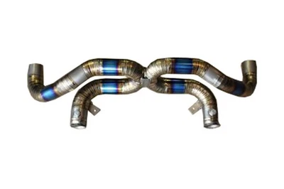 For Lamborghini Gallardo 04-08 TOP SPEED PRO-1 Titanium X-Pipe Exhaust System BL - Image 1 of 4