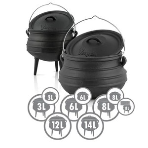 BBQ-Toro Potjie Bollitore in Ghisa Arrostitore, Pentola Africana come Dutch Oven - Foto 1 di 9