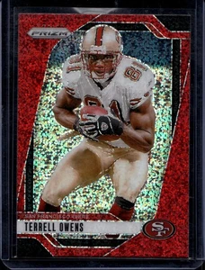 2024 Panini Prizm #257 Terrell Owens Red Sparkle - Picture 1 of 2